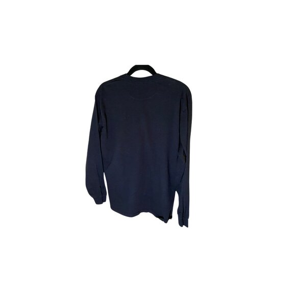 Mens Long Sleeve Black T - Picture 2 of 3